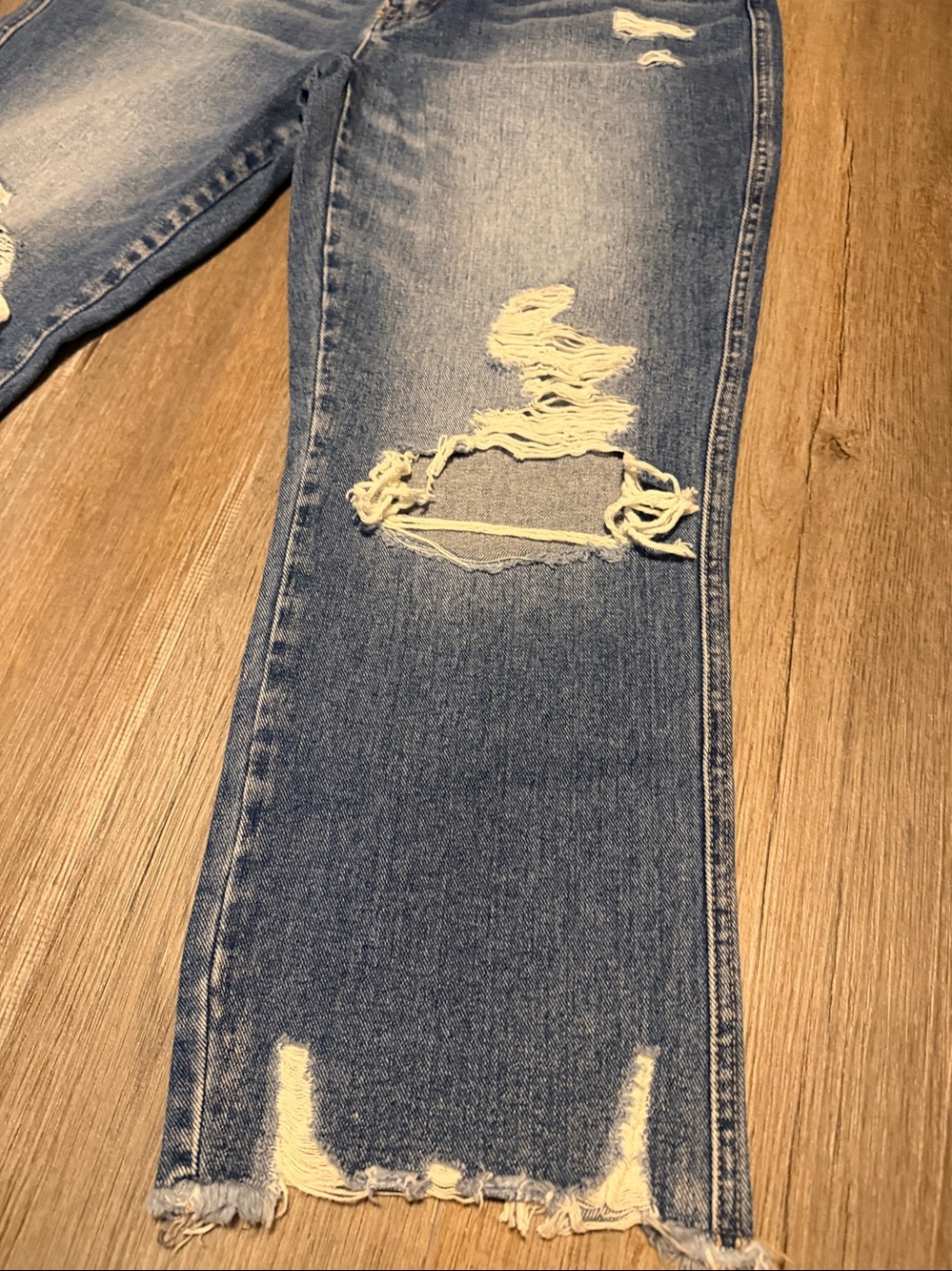 Flying Monkey Distressed Ultra High Rise Straight - Picture 6 of 9